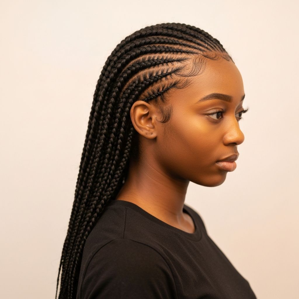Cornrow braids for women