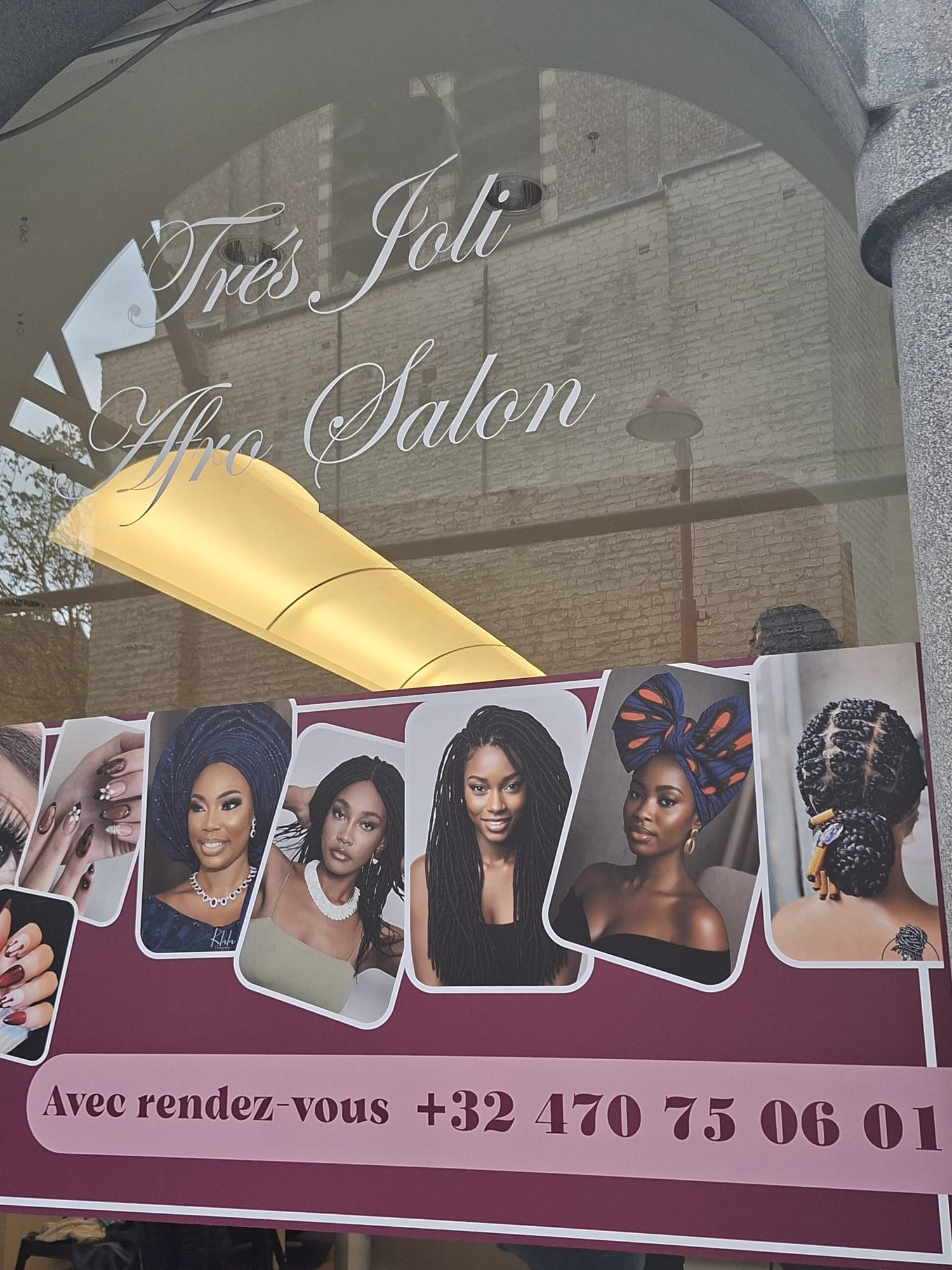 Tres Joli Afro Salon storefront